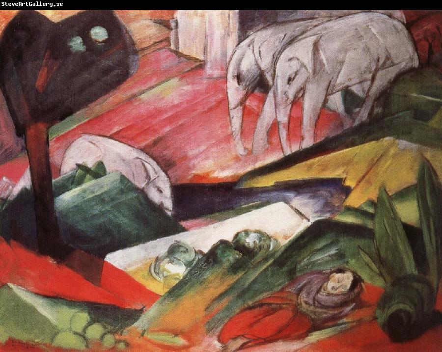 arnold schoenberg art the dream by franz marc t